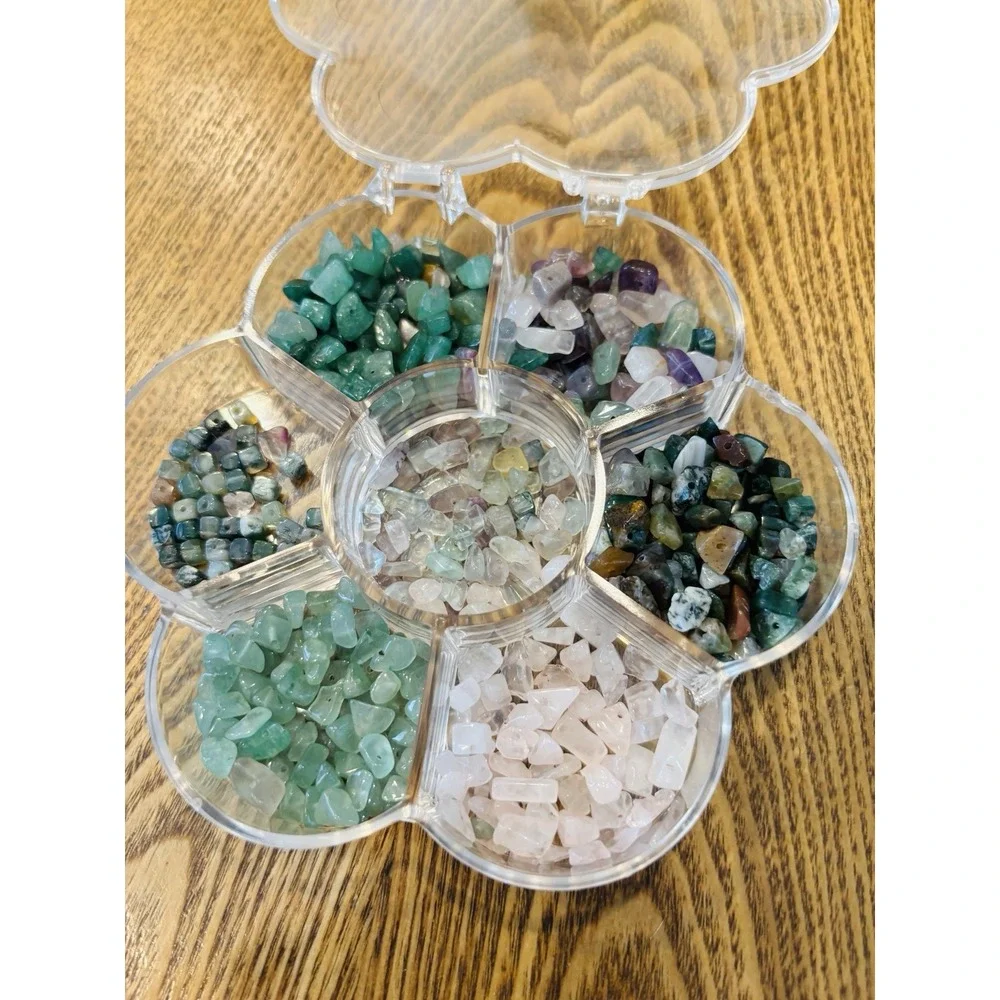 Assorted Natural Stone Beads for Jewelry Making - Mixed Bulk Semi Precious